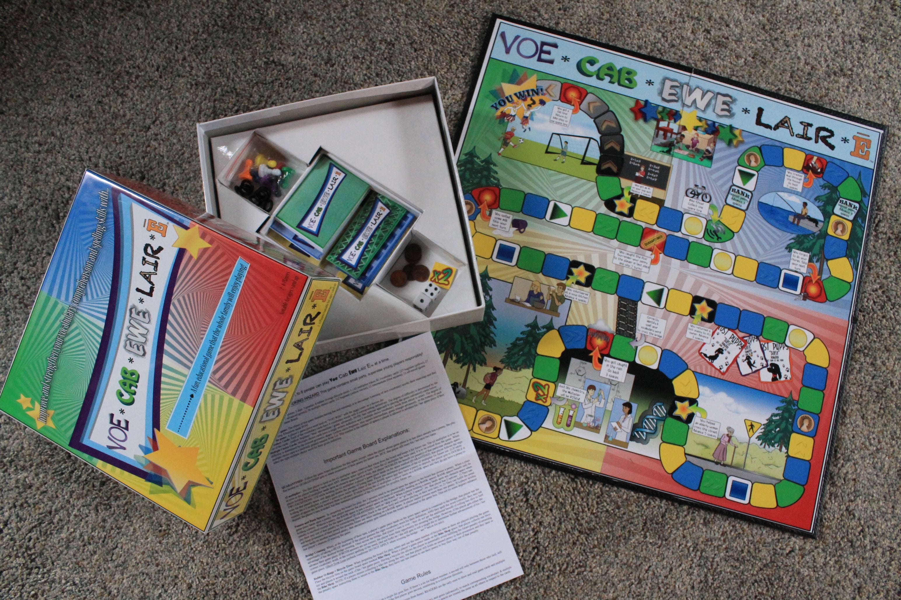 VoeCabEweLairE - Educational Board Game