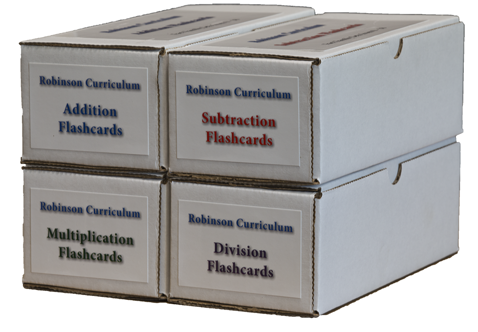 Robinson Curriculum Math Flashcards